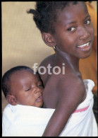 PHOTO POSTCARD JEUNE FEMME NATIVE AFRICAN GIRL COSTUME GUINE BISSAU GUINEA  AFRICA AFRIQUE CARTE POSTALE - Guinea-Bissau