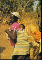PHOTO POSTCARD FEMME NATIVE AFRICAN WOMAN COSTUME GUINE BISSAU GUINEA  AFRICA AFRIQUE CARTE POSTALE - Guinea Bissau