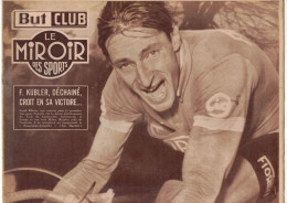 BUT CLUB LE MIROIR DES SPORTS 376 1952 VELO VIGORELLI VEL D'HIV MILAN LOMBARDIE MINARDI CARRARA FOOT LAZARE GIANESSI - Sport