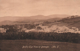 BIRD'S EYE VIEW  OF DONEGAL - COUNTY DONEGAL WITH PART DONEGAL POSTMARK 1920 - Donegal