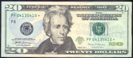 USA 20 Dollars 2017A F  - VF  STAR NOTE # P- 546b < F - Atlanta GA > Rare - Replacement - Federal Reserve Notes (1928-...)