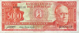 Paraguay 5.000 Guaranies, P-208 (1982) - Very Fine - Paraguay