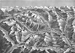 Albula Bahn Chur Davos Bergün Maps (10x15cm) - Bergün/Bravuogn