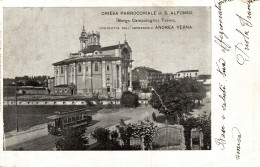 TORINO CITTÀ - Tram - Via Netro, Borgata Campidoglio - Chiesa Di S. Alfonso De' Liguori - CH006 - Vedi Retro! - Kerken