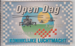 NETHERLANDS 1997 ROYAL AIR FORCE HELICOPTER OPEN DAG GILZQ RIJEN - Leger