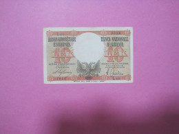 Albania 10 Lek Banknotes ND 1939, (2) - Albania