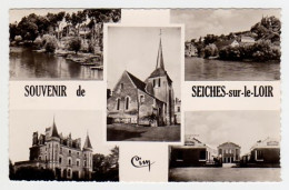 S36-007 Carte Multivues - Souvenir De Seiches Sur Le Loir - Seiches Sur Le Loir