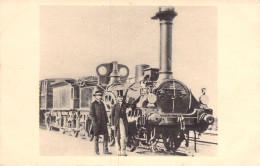 Chemin De Fer De Paris A Orleans - Locomotive Mise En Service Vers 1840 - Carte Postale Ancienne - Treinen