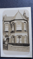 2 DEMOLISHED HOUSES ALEXANDRA PARK RD WOOD GREEN R/P POSTCARD  LONDON 501 & 389 - London Suburbs