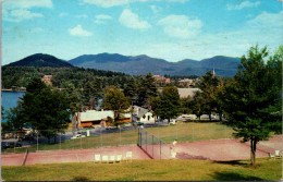 New York Adirondacks Lake Placid Grand View Tennis Courts 1964 - Adirondack