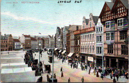 7-9-2023 (4 T 28) UK - VERY OLD - Notthingham - Long Row (posted To France 1907 ?) - Nottingham