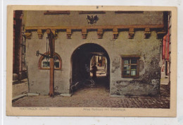 4320 HATTINGEN, Altes Rathaus Mit Szadtwaage, 1923, Kl. Druckstelle - Hattingen