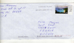 Enveloppe ETATS UNIS USA Oblitération LANSING 08/04/2000 - Poststempel