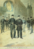 Militaria Gardiens De La Paix 1894 - Estampes & Gravures