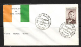 COTE D'IVOIRE 1959 HOUPHOUET-BOIGNY  FDC  YVERT N°180 - Côte D'Ivoire (1960-...)