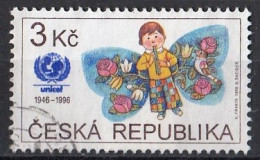 CZECH REPUBLIC 121,used,falc Hinged - UNICEF