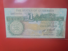 GUERNESEY 1 POUND 1980-1989 Circuler (B.30) - Guernsey