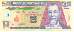 Billete Guatemala. 5 Quetzals 2008. 6-guat5-08 - Otros – América