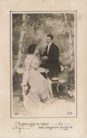 COUPLE - Tendre Mot Du Coeur Est Toujours Compris - Carte Postale Ancienne - Couples