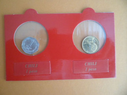 Monnaie - Sous Blister , CHILI - 1 Peso - Chile