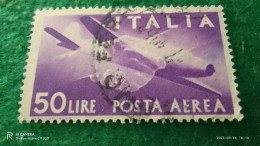 ıTALYA-1944-1946    50 LİRE       USED - Posta Aerea