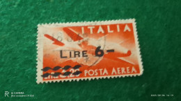 ıTALYA-1944-1946    3.20 LİRE   SÜRSAJED 6 LİRA    USED - Luftpost