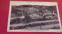 38 VILLAGE DE SAINT CLAIR ENVIRONS DE LA TOUR DU PIN 1950 - Autres & Non Classés