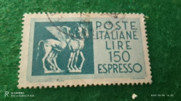 ıTALYA-1944-1946    150 LİRE      USED - Poste Aérienne