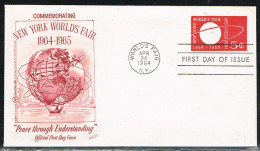 EXP L18 - ETATS-UNIS FDC WORLD FAIR - 1961-1970