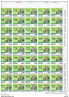 REPUBBLICA:  1967  GIRO  D' ITALIA  -  S. CPL. 3  VAL. N. -  FOGLI  DI  50  -  SASS. 1045/47 - Full Sheets