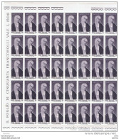 REP. VARIETA': 1962  S. CATERINA  -  £. 30  VIOLETTO NERO  FGL. 50  N. -  CONTIENE  22  VALORI  "SIEUA"  -  C.E.I. 955 A - Full Sheets