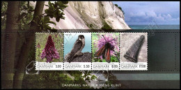 [Q] Danimarca / Denmark 2009: Foglietto Natura Di Møns Klint / Møns Klint Nature S/S ** - Blokken & Velletjes
