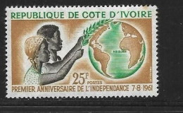 COTE D'IVOIRE 1961 INDEPENDANCE  YVERT N°192 NEUF MNH** - Côte D'Ivoire (1960-...)