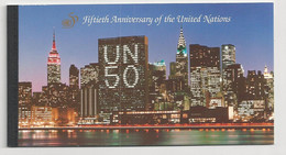 1995 MNH UNO New York Booklet - Carnets