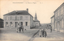 CPA 52 HALLIGNICOURT / MAIRIE / EGLISE - Other & Unclassified