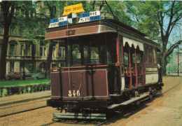 BELGIQUE - Bruxelles - La California Voiture Mixte - Tramway - Bois Bosch - Carte Postale - Transporte Público