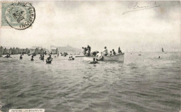 BELGIQUE - Ostende - Les Baigneurs - Animé - Carte Postale Ancienne - Oostende