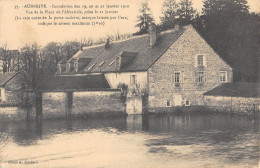 CPA 52 AUBERIVE / INONDATION 1910 / VUE DE LA PLACE DE L'ABBATIALE - Auberive