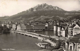 SUISSE - Luzern - Luzern Mit Pilatus - Carte Postale Ancienne - Lucerna