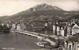 SUISSE - Luzern - Luzern Mit Pilatus - Carte Postale Ancienne - Lucerne