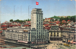 SUISSE - Lausanne - La Tour Métropole Bel Air - Colorisé  - Carte Postale Ancienne - Lausanne