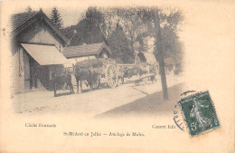 33-SAINT-MEDARD-EN-JALLES- ATTELAGE DE MULES - Other & Unclassified