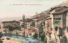 FRANCE - Pont En Royans - Maisons Suspendues Sur La Bourne - Colorisé - Carte Postale Ancienne - Pont-en-Royans