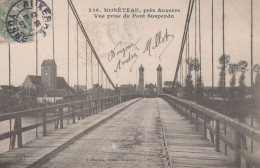 89 / MONETEAU / VUE PRISE DU PONT SUSPENDU - Moneteau