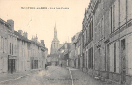 CPA 52 MONTIER EN DER / RUE DES PONTS - Otros & Sin Clasificación