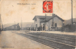 CPA 52 CUREL / LA GARE - Other & Unclassified