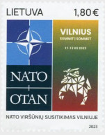 LITHUANIA, 2023, MNH, MILITARY, NATO,  NATO SUMMIT VILNIUS,1v - NAVO