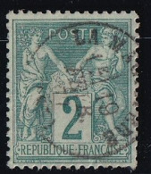 France N°74 - Oblitéré - TB - 1876-1898 Sage (Type II)