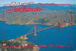 USA San Francisco CA Golden Gate Bridge Panoramic View - San Francisco