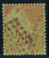 Colonies Générales N°52 - Oblitéré Losange De Points - TB - Alphee Dubois